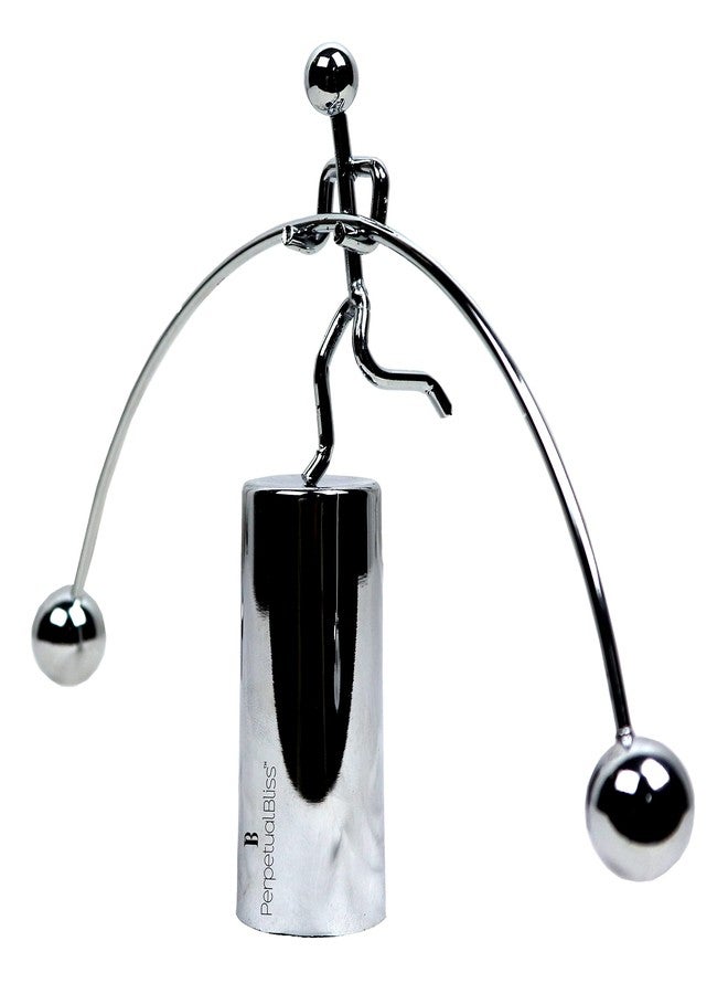 Perpetual Bliss Weightlifter Toy Kinetic Art Balance Toy Balancing Decompressive Science Psychology (Multicolor) - Image 4